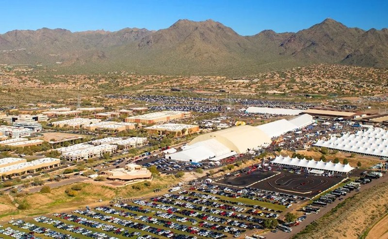 Fleet of Cars in the Barret-Jackson Auctions in Scottsdale, AZ
